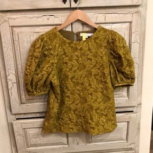 Small short sleeve chartreuse top by endless rose!